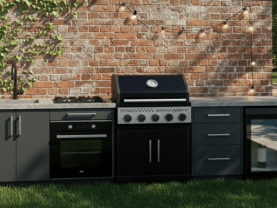 özel tasarım bahçe mutfağı