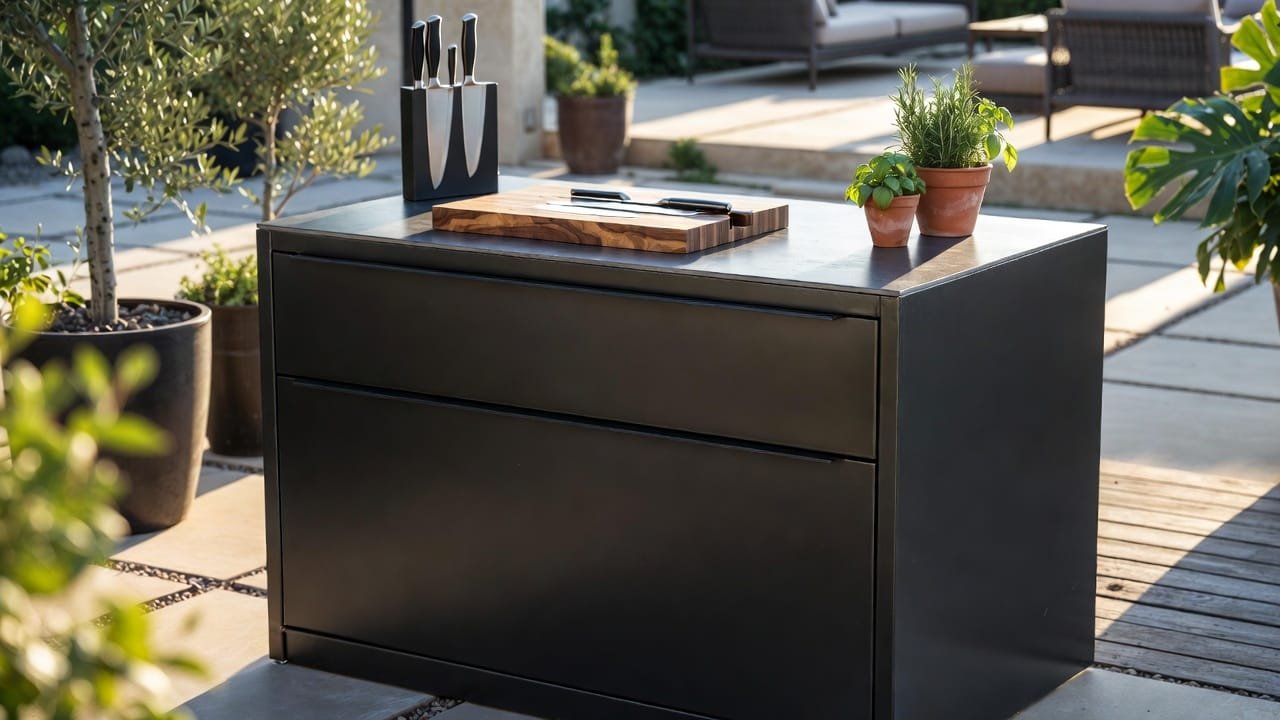 açık sistem dış mekan bahçe mutfakları