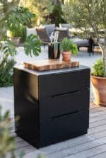 özel tasarım bahçe mutfağı