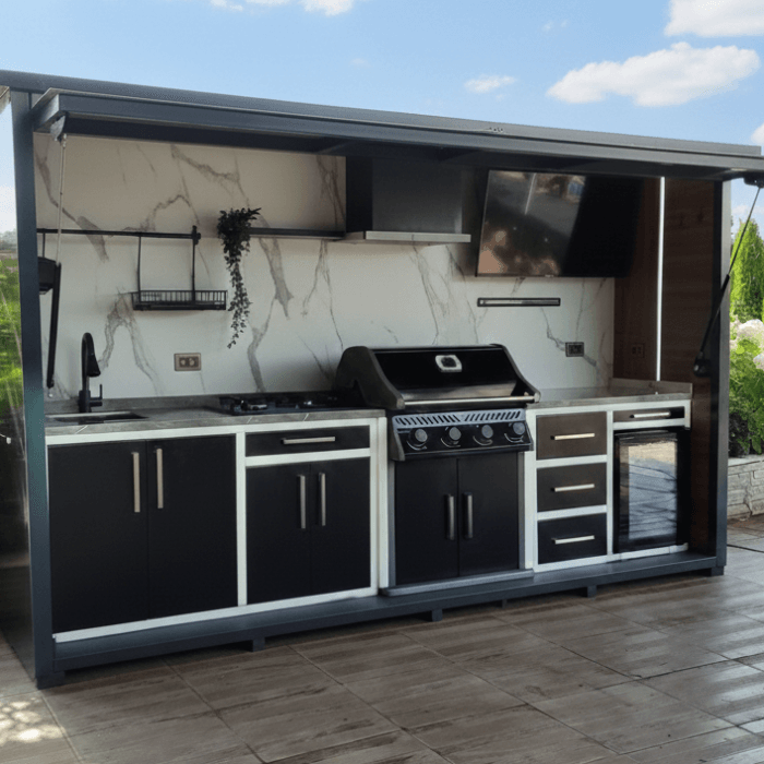 dış mekan mutfak üreticisi vago atölye üretimi modüler bahçe mutfağı