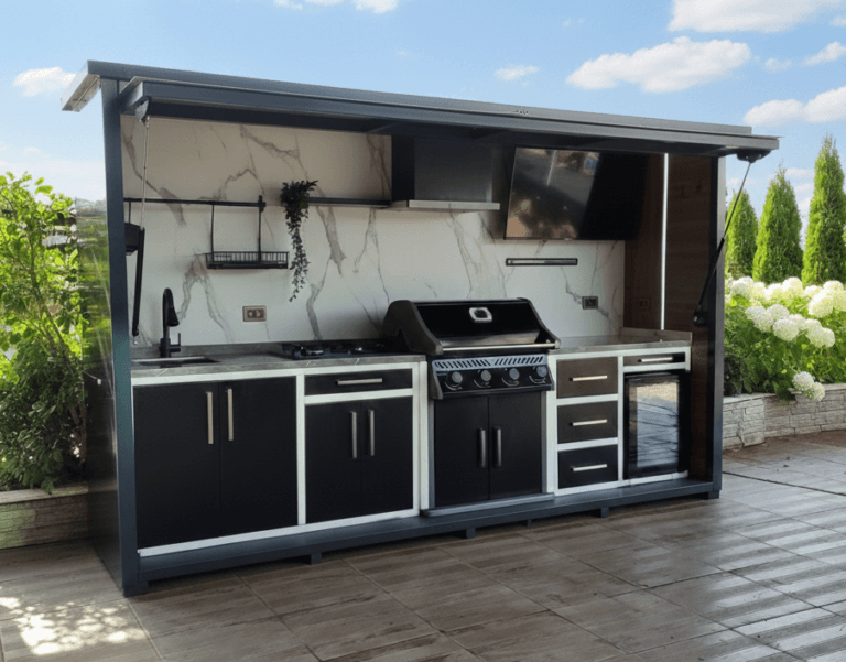 dış mekan mutfak üreticisi vago atölye üretimi modüler bahçe mutfağı