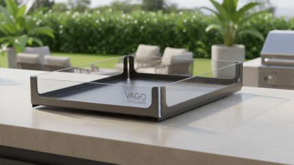 vago garden metal çekmece, endüstriyel mutfak çekmecesi, dayanıklı dış mekan çekmece modülü, metal modüler mutfak aksesuarları, vago custom metal serisi