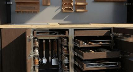 Vago Pro-Kit kişiselleştirilebilir paslanmaz çelik dış mekan bahçe mutfağı aksesuar seti.