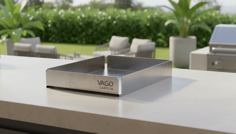 vago garden metal çekmece, endüstriyel mutfak çekmecesi, dayanıklı dış mekan çekmece modülü, metal modüler mutfak aksesuarları, vago custom metal serisi