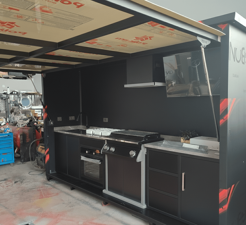 dış mekan mutfak üreticisi vago sakarya bahçe mutfağı ve dış mekan mutfak modelleri tasarımı