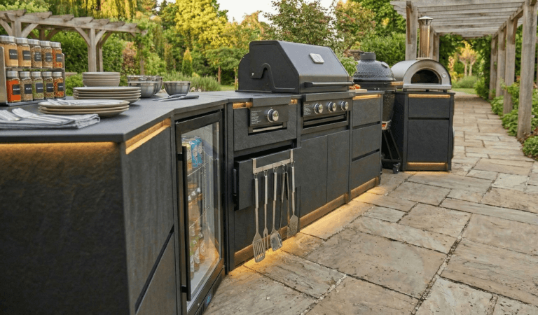 Modern Bahçe Açık Mutfak Fikirleri