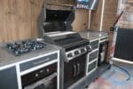 Vago Fason 360 BBQ — Napoleon Barbekü, 4 Göz Ocak ve Ankastre Fırınlı Kapalı Sistem Dış Mekan Bahçe Mutfağı - Görsel 3