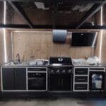 Vago Fason 360 BBQ — Napoleon Barbekü, 4 Göz Ocak ve Ankastre Fırınlı Kapalı Sistem Dış Mekan Bahçe Mutfağı - Görsel 10